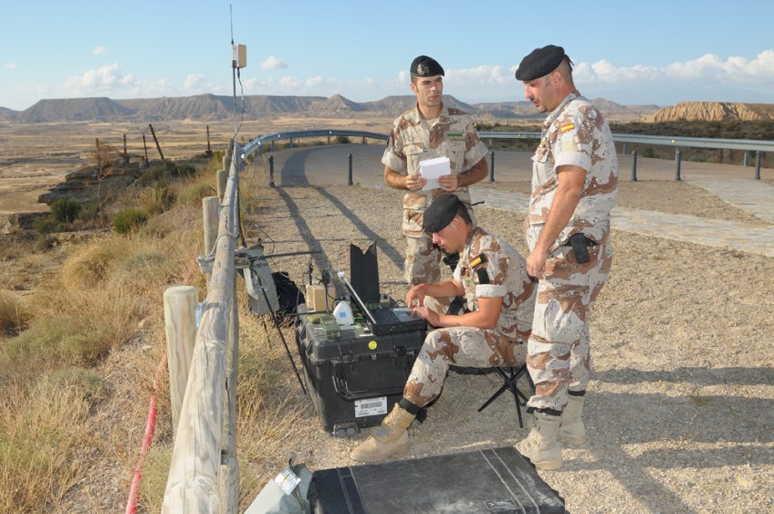 Equipo EADA. Ejercicio SIRIO 2013. Bardenas Reales (Navarra)