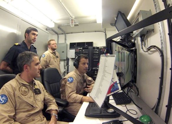 Estación de control del Scan Eagle