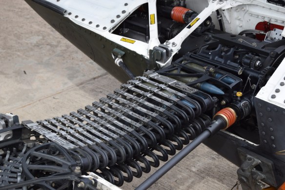 Munición calibre 25 mm. Harrier AV-8B II Plus