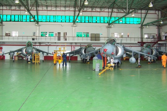 Hangar 9ª Escuadrilla Harrier