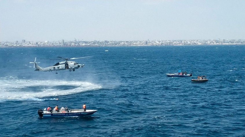 SH-60B fragata Santa Maria