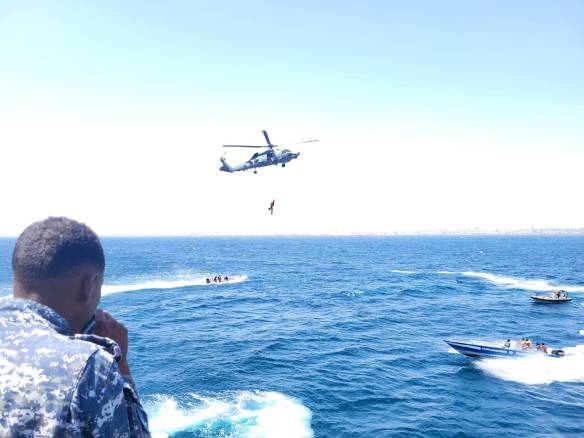 Ejercicios SAR y procedimiento de evacuación d emergencia