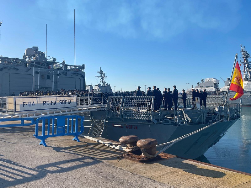 Fragata Reina Sofia nueva mision en la operacion atalanta en el indico